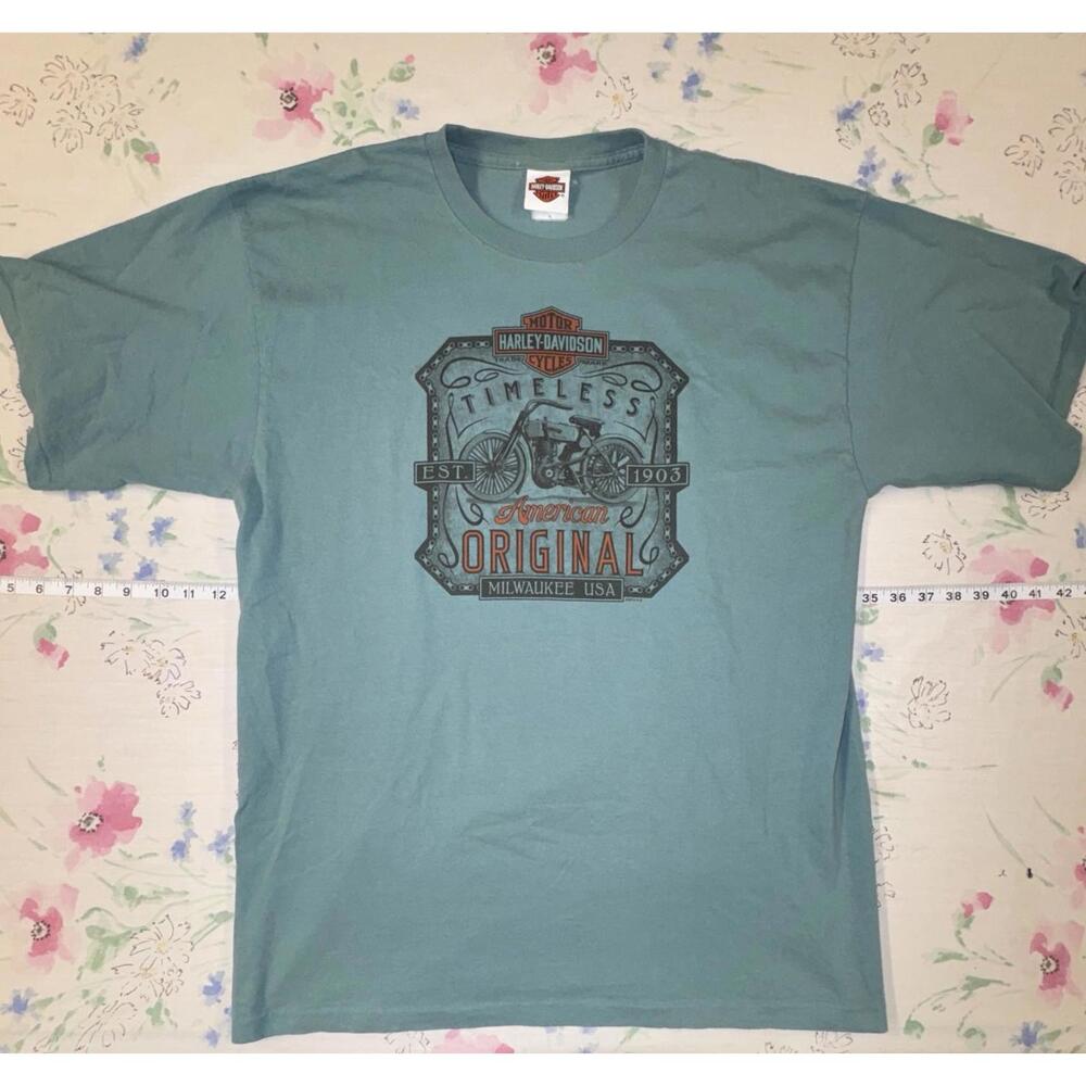 Harley-Davidson Lawless Scott City MO T-Shirt XL Made USA Graphic Tee